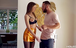 Tiffany Watson pain in the neck fucked hardcore together with cums to the fullest riding blarney